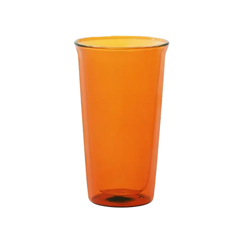 Kinto CAST AMBER dvoustěnná sklenice