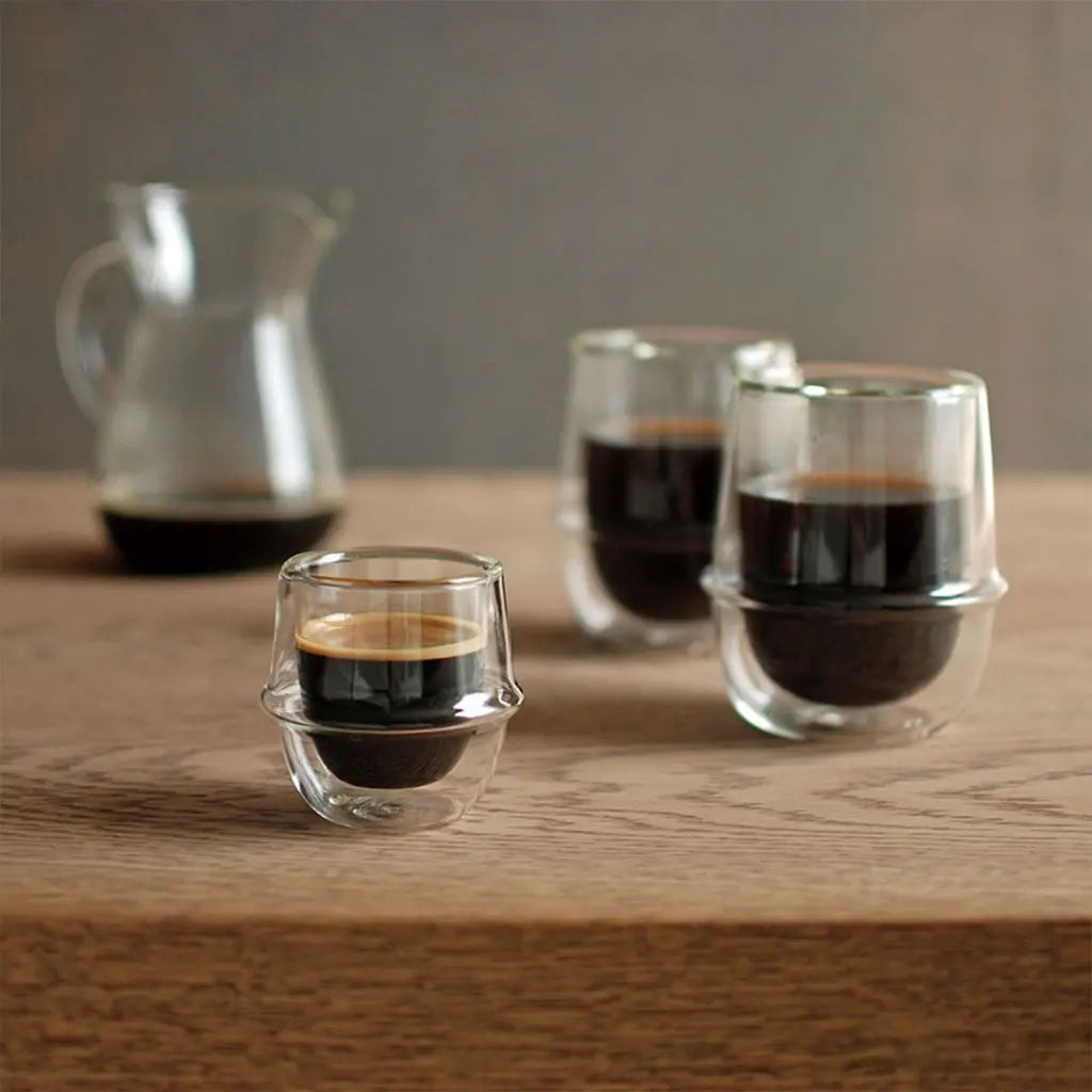 KRONOS dvoustěnný šálek na espresso 80 ml - La Boheme Cafe - Pražírna výběrové kávy