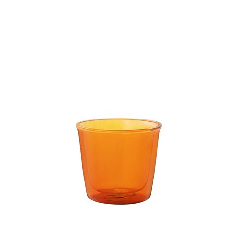 Kinto CAST AMBER dvoustěnná sklenice