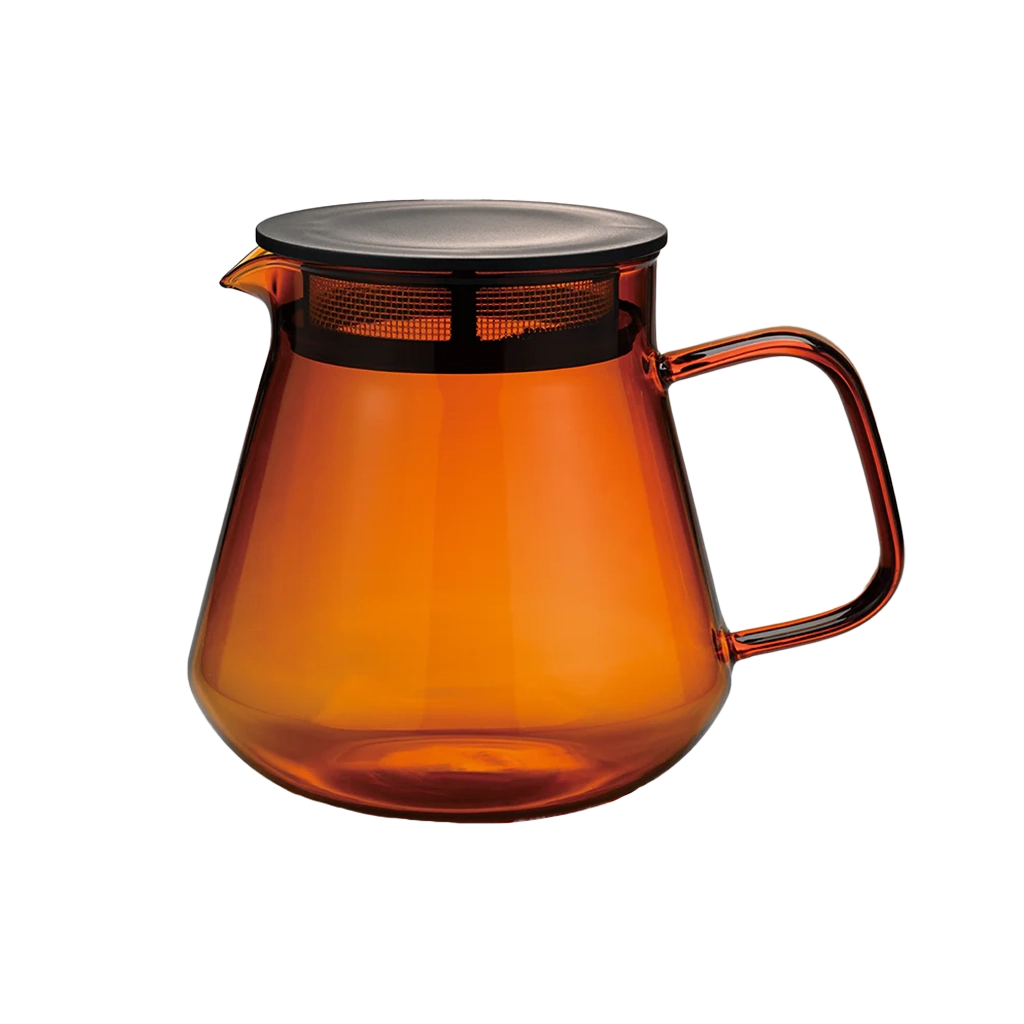 Hario - Colors Konvička na kávu a čaj Amber 600 ml