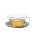 Kinto Šálek s podšálkem CAST 220 ml z nerezové oceli