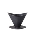Kinto OCT coffee dripper 2 cups black