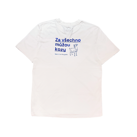 La Bohème Café Unisex tričko Za všechno můžou kozy