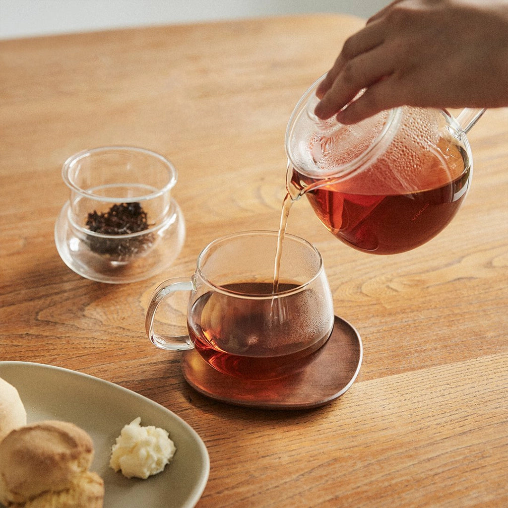 Kinto UNITEA čajová konvička 450 ml skleněná - Pražírna Výběrové kávy La Boheme Cafe