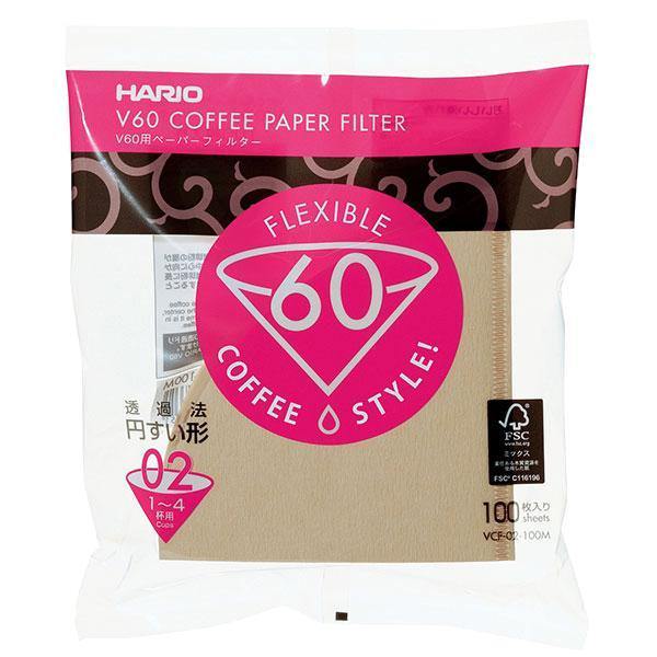 Hario V60-02 Přírodní Papírové Filtry - Japonsko - La Boheme Cafe - Pražírna výběrové kávy