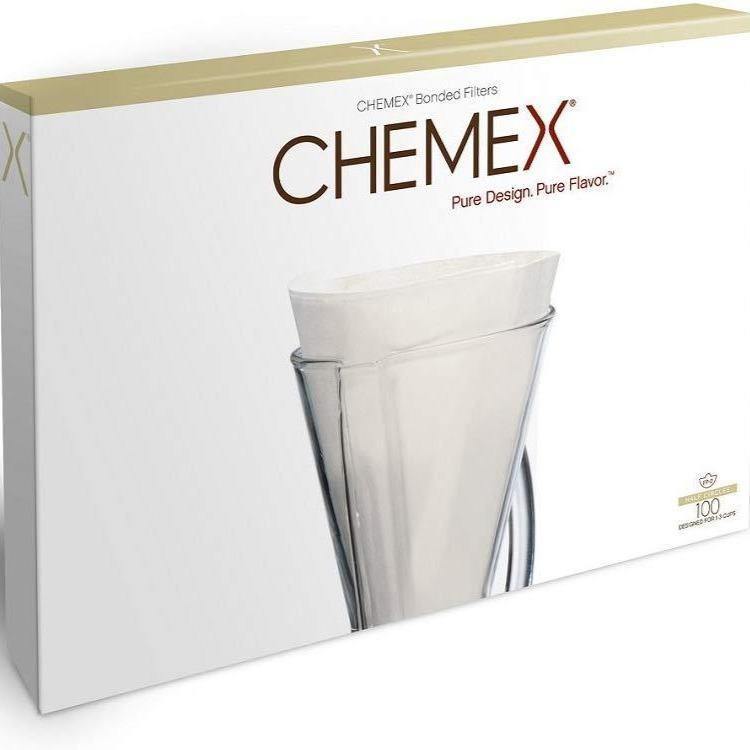 Bílé Půlkruhové Filtry na Chemex - La Boheme Cafe - Pražírna výběrové kávy