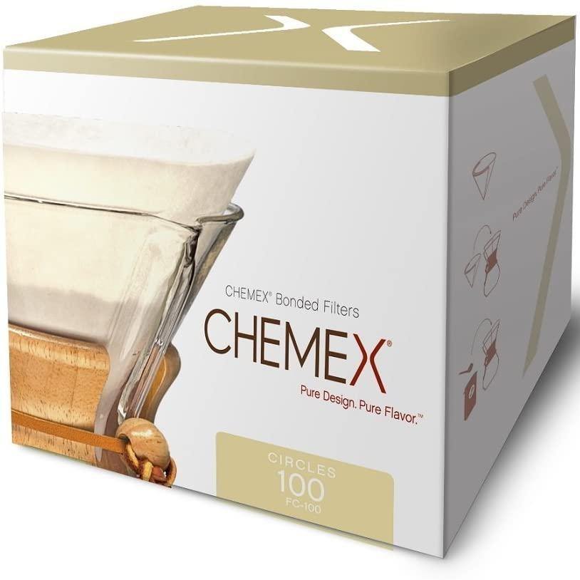Bílé Kulaté Filtry na Chemex - La Boheme Cafe - Pražírna výběrové kávy