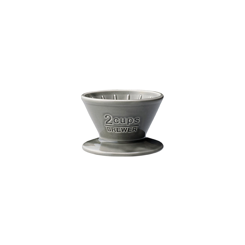 SCS dripper 2 cups porcelain gray