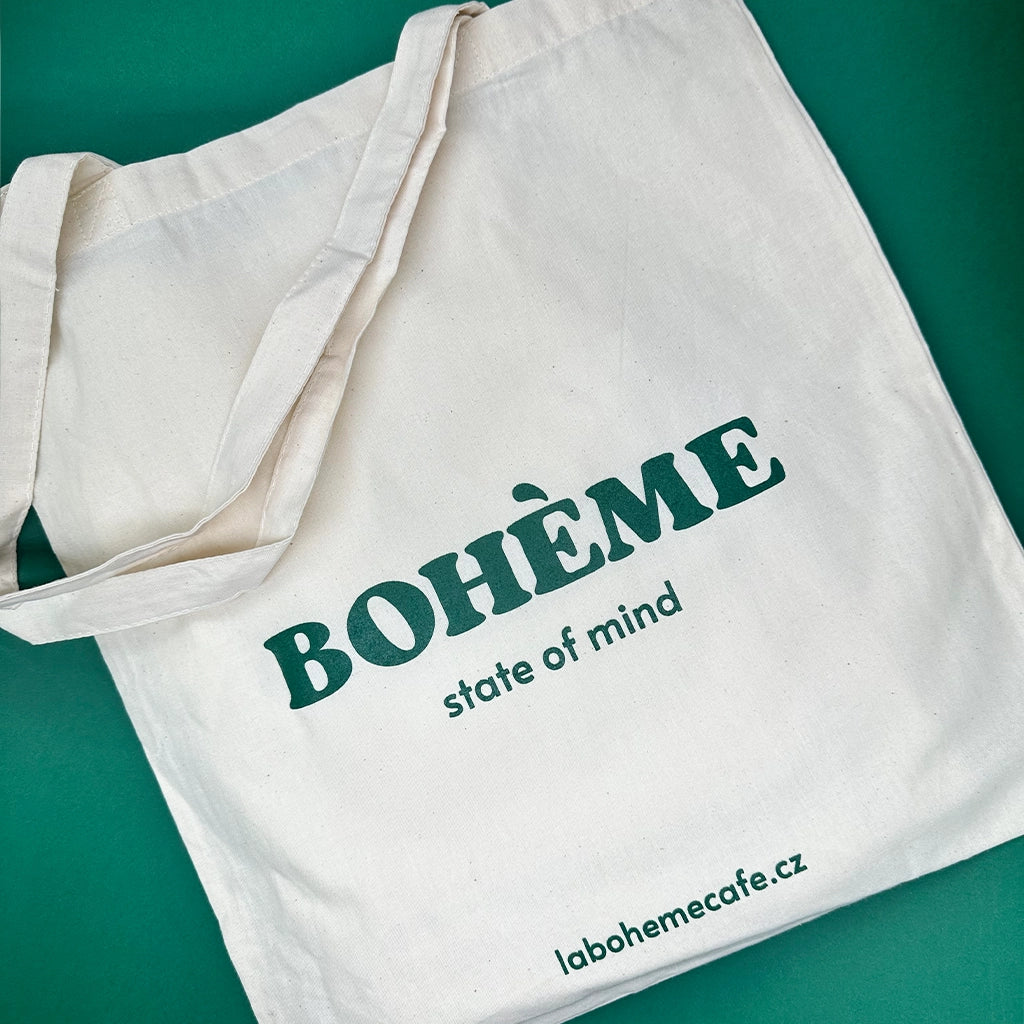 La Bohème Café State of Mind lightweight cotton bag